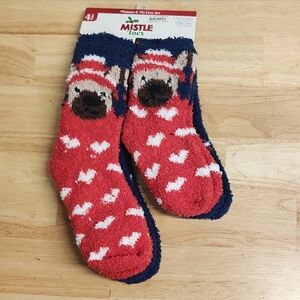 Mom And Daughter Socks 4 Pair Dog